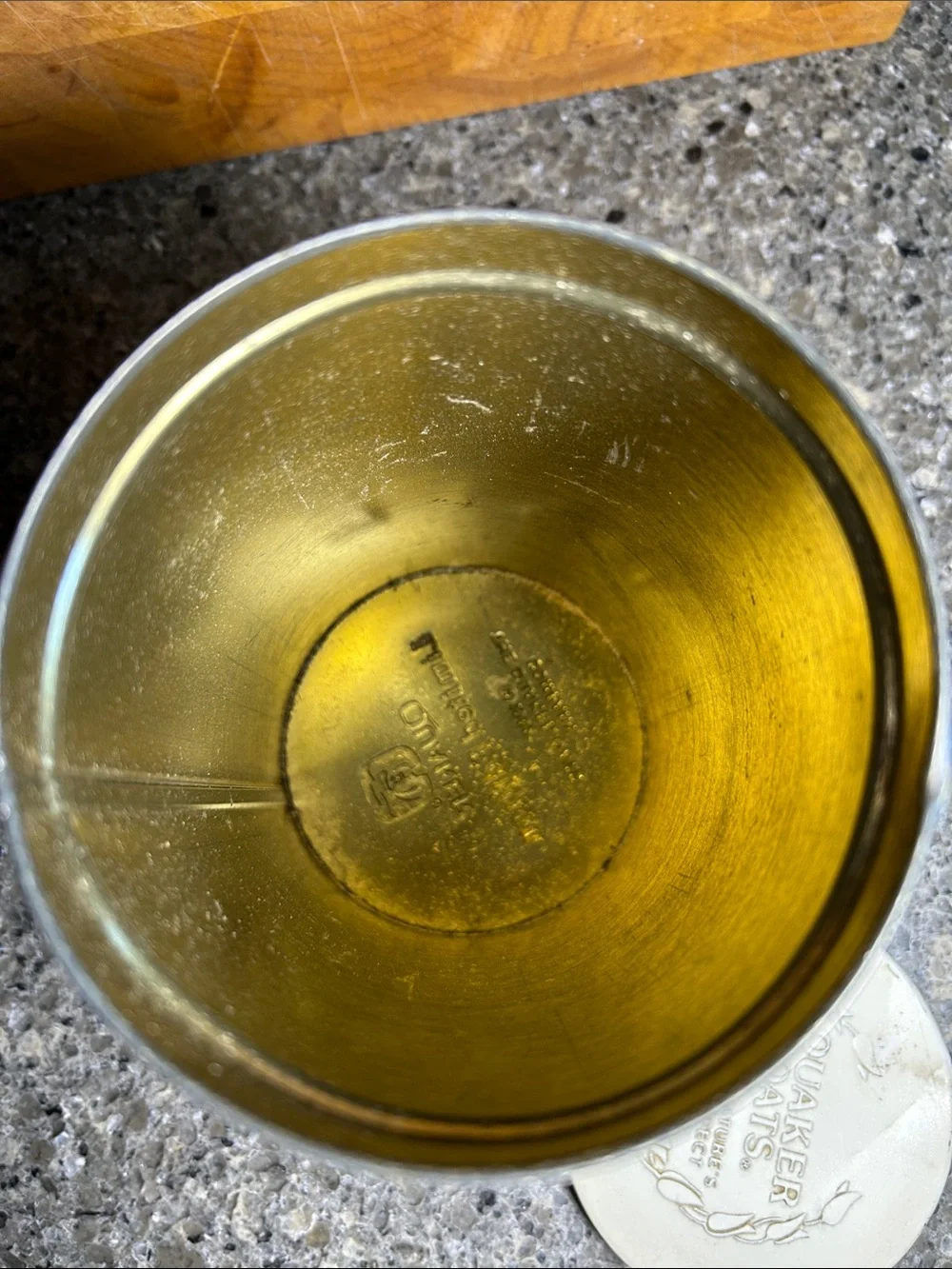 Vintage Quaker Oats tin can 1982 Limited Edition anniversary - Picture 2 of 10